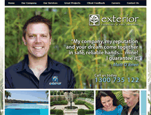 Tablet Screenshot of exterior.com.au